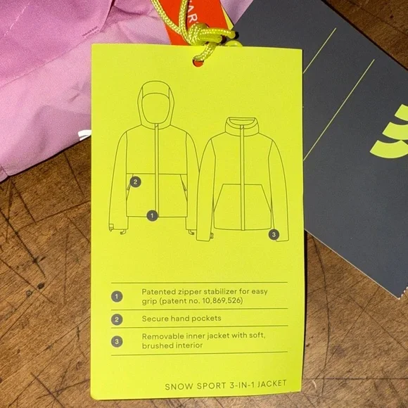 All in Motion Hooded Warm Winter Coat Girls Size Small 6/7 Active Wear Outdoors - Picture 16 of 16